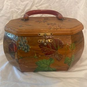 Vintage | Decoupage Box Purse | 1970s